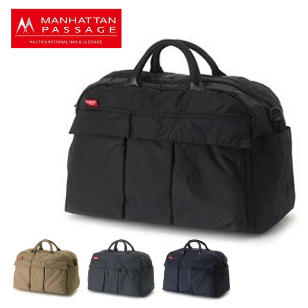 マンハッタンパッセージ 2wayボストンバッグ アドベンチャーギア 2244 10xbk 1.ブラック メンズ レディース
