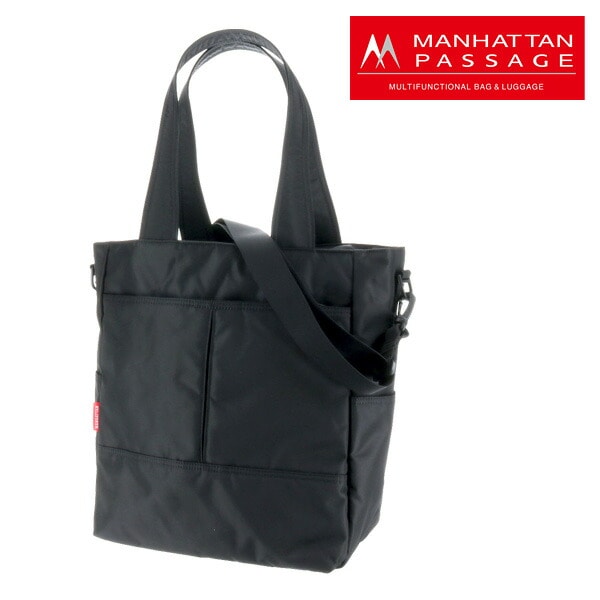 マンハッタンパッセージ MANHATTAN PASSAGE 2way トートバッグ デイインデイアウト 2445 10xbk ブラック メンズ レディース