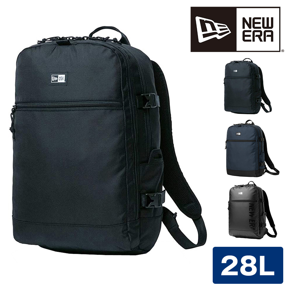 ニューエラ バッグ リュックサック デイパック バックパック 大容量 NEW ERA スマートパック TPU モデル 28L B4 A4 B5 メンズ レディース キッズ 軽量 誕生日プレゼント ギフト 正規代理店 1.ブラック -99x14521308