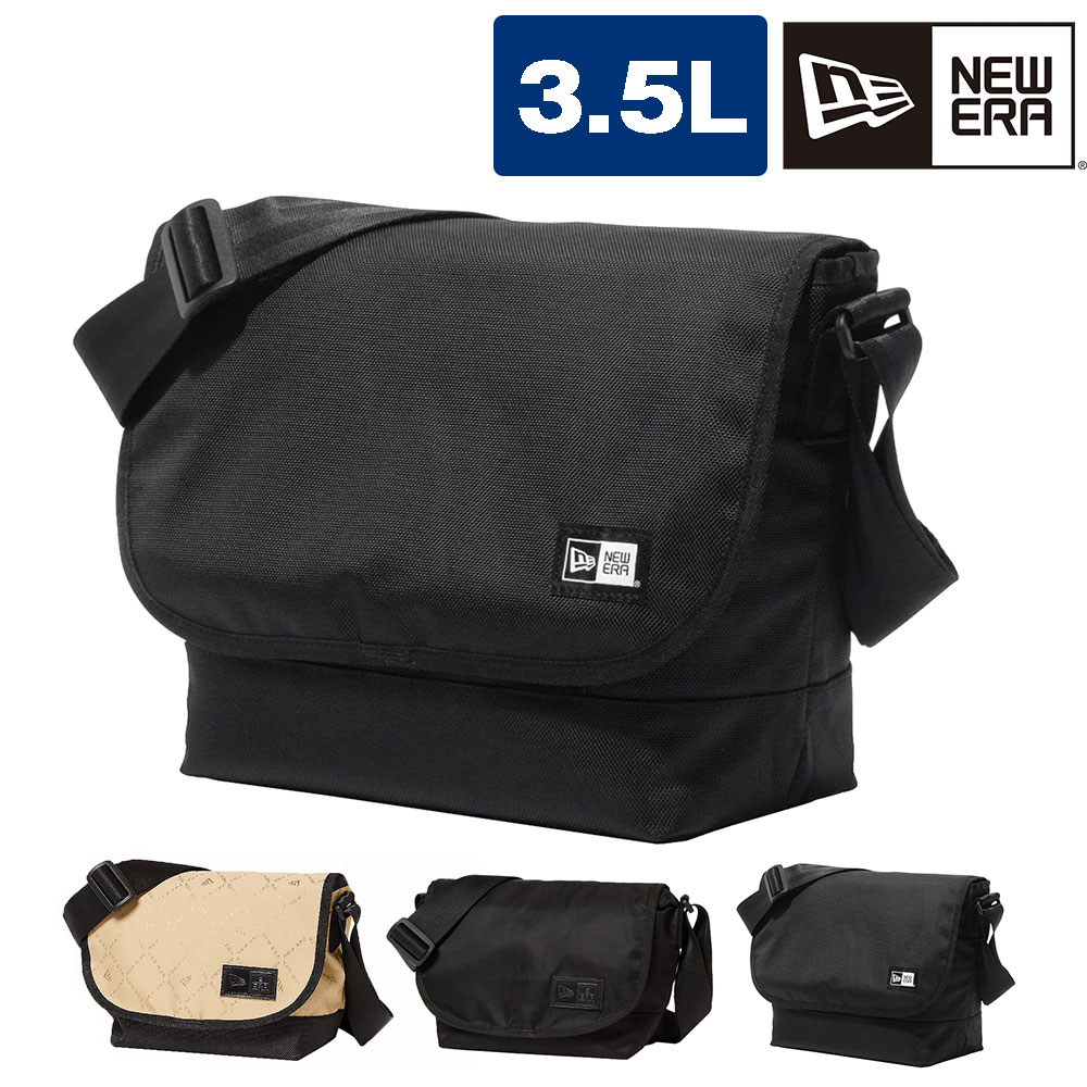 ニューエラ バッグ ショルダー メッセンジャーバッグ 斜め掛けバッグ NEW ERA ショルダーバッグミニ 3.5L メンズ レディース キッズ 誕生日プレゼント ラッピング無料 正規代理店 1.ブラック -99x14521320