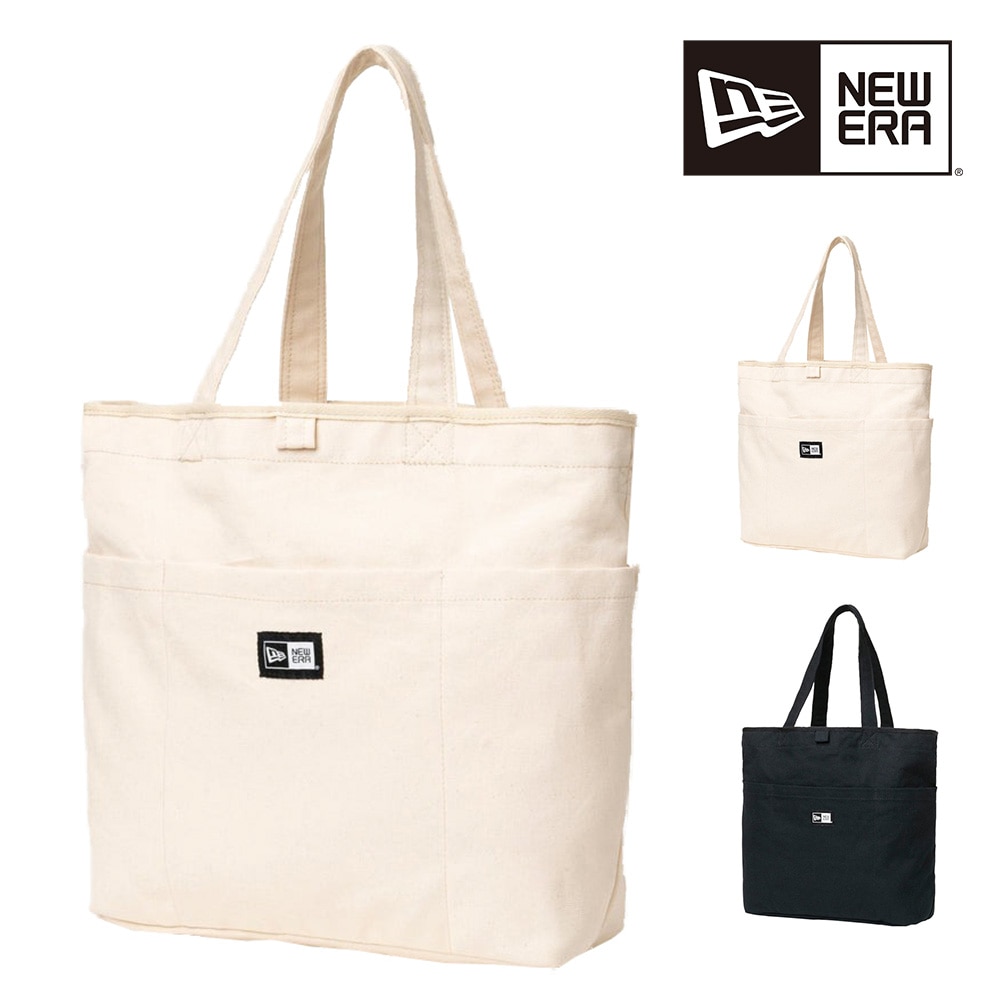 ニューエラ バッグ 2WAYトートバッグ ショルダーバッグ New Era ユーティリティーキャンバストートバッグ 15L A4 B5 A5 B6 メンズ レディース 誕生日プレゼント 正規代理店 1.アイボリー -99x14521298