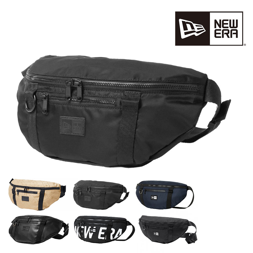 ニューエラ バッグ ヒップバッグ ボディバッグ ウエストポーチ NEW ERA ウエストバッグ 2L B6 メンズ レディース キッズ 送料無料 誕生日プレゼント ギフト ラッピング無料 【正規代理店】 4.ナイロンツイルブラック -99x14392098