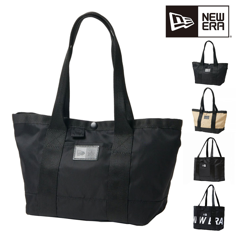 ニューエラ バッグ トート 手提げバッグ 肩掛けバッグ 小型 NEW ERA トートバッグ ミニ TOTE BAG MINI 6L A5サイズ メンズ レディース キッズ プレゼント 正規代理店 3.ナイロンツイルブラック -99x14392102