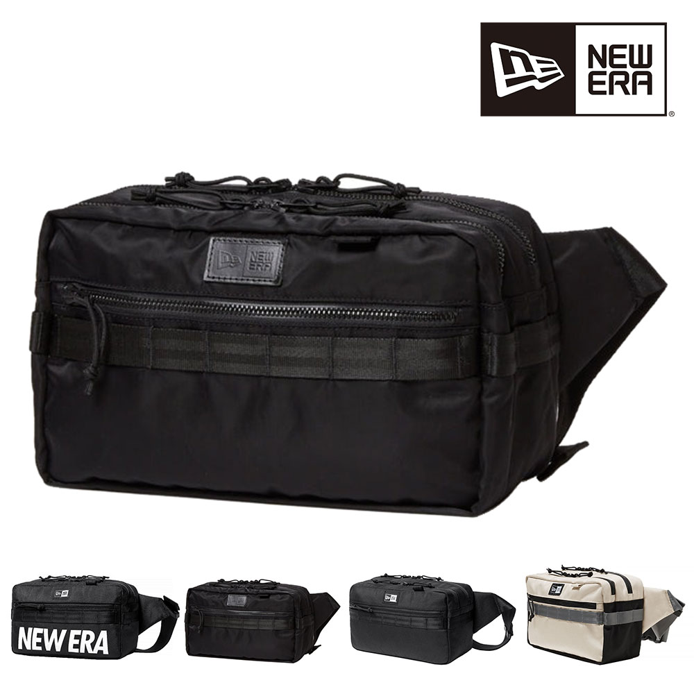 ニューエラ バッグ ウエストバッグ ウエストポーチ ボディバッグ NEW ERA スクエアウエストバッグ 7L A5 B6 メンズ レディース キッズ 誕生日プレゼント 正規代理店 4.ナイロンツイルブラック -99x14392106