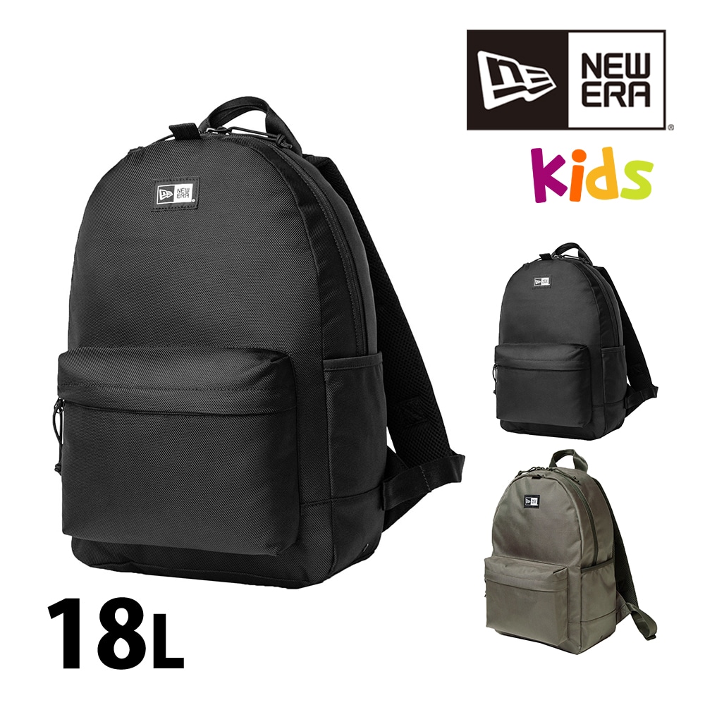 ニューエラ バッグ リュックサック デイパック バックパック NEW ERA キッズ ユースライトパック 18L A4サイズ メンズ レディース キッズ 送料無料 誕生日プレゼント ギフト ラッピング無料 【正規代理店】 1.ブラック -14521293