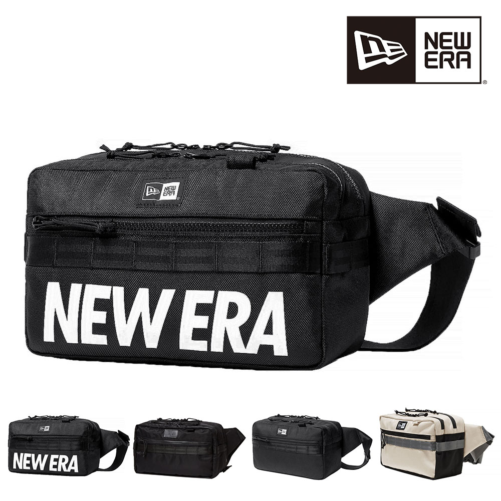 ニューエラ バッグ ウエストバッグ ウエストポーチ ボディバッグ NEW ERA スクエアウエストバッグ 7L A5 B6 メンズ レディース キッズ 誕生日プレゼント 正規代理店 2.ブラックxホワイト -99x14521303