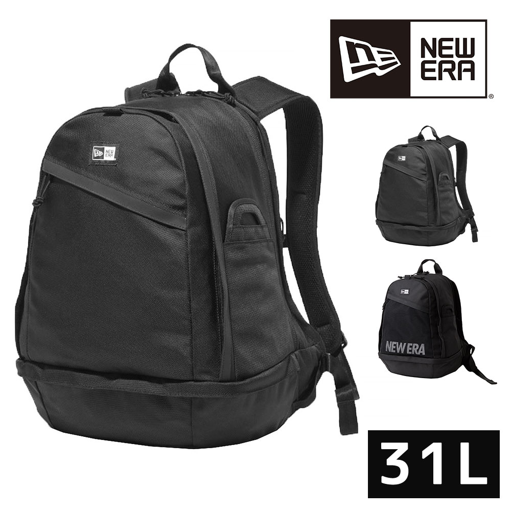 ニューエラ バッグ リュック リュックサック デイパック バックパック 大容量 NEW ERA スポーツパック 31L A3 B4 A4 メンズ レディース キッズ 1.ブラック -99x14521305