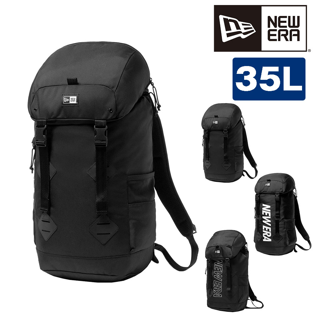 ニューエラ バッグ リュック リュックサック デイパック バックパック 大容量 NEW ERA ラックサック 35L A3 B4 A4 メンズ レディース キッズ 誕生日プレゼント ギフト 1.ブラック -99x14521324