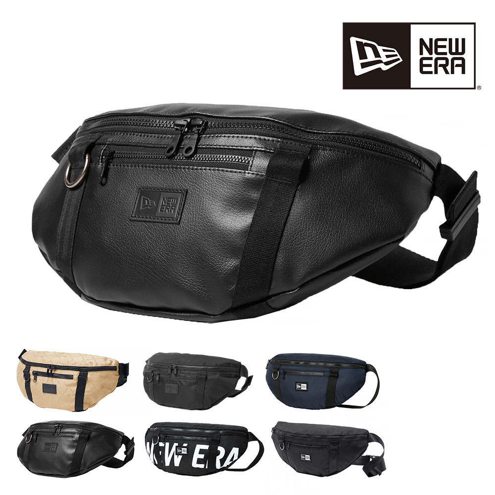 ニューエラ バッグ ヒップバッグ ボディバッグ ウエストポーチ NEW ERA ウエストバッグ 2L B6 メンズ レディース キッズ 送料無料 誕生日プレゼント ギフト ラッピング無料 【正規代理店】 3.レザーブラック -99x14655336