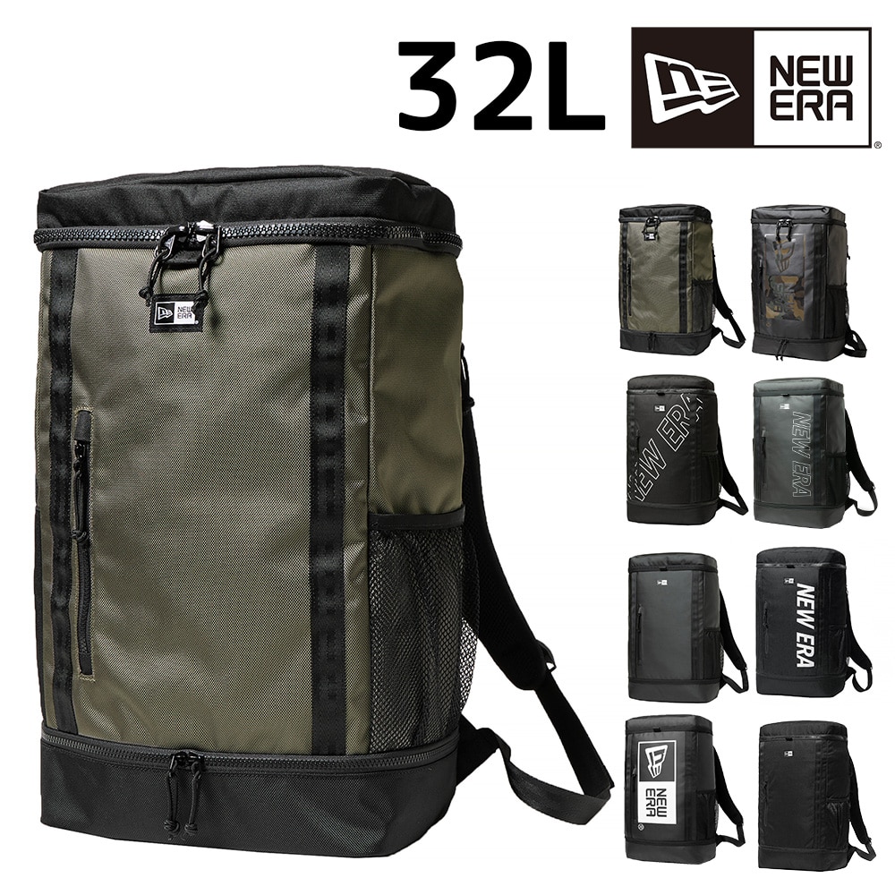 ニューエラ バッグ リュック リュックサック デイパック バックパック 大容量 NEW ERA ボックスパック BOX PACK TPU 32L B4 A4 メンズ レディース キッズ 軽量 送料無料 誕生日プレゼント ギフト ラッピング無料 【正規代理店】 7.オリーブ -99x14655366