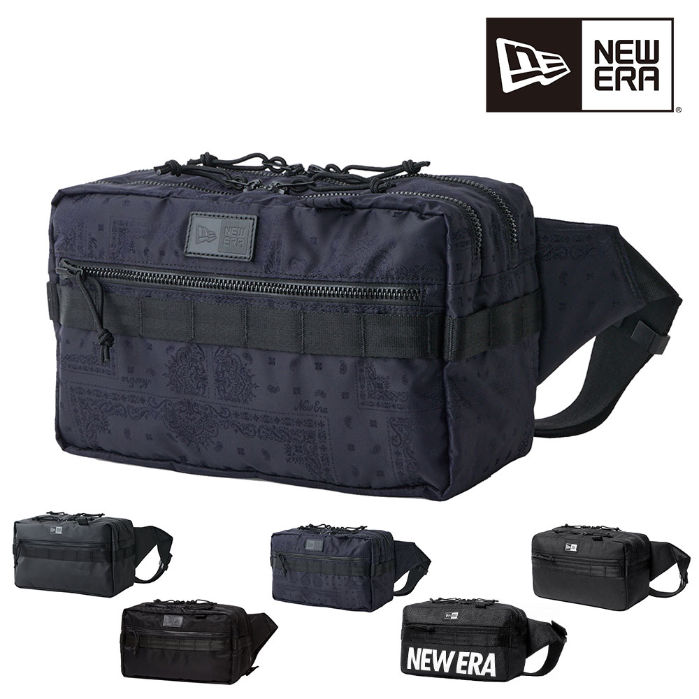 ニューエラ バッグ ウエストバッグ ウエストポーチ ボディバッグ NEW ERA スクエアウエストバッグ 7L A5 B6 メンズ レディース キッズ 5.ネイビーペイズリー -14750842