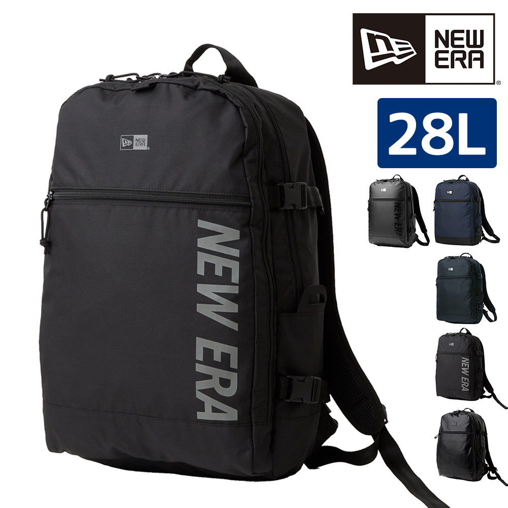 ニューエラ バッグ リュックサック デイパック バックパック 大容量 NEW ERA スマートパック TPU モデル 28L B4 A4 B5 メンズ レディース キッズ 軽量 3.ラインロゴブラック -14750854