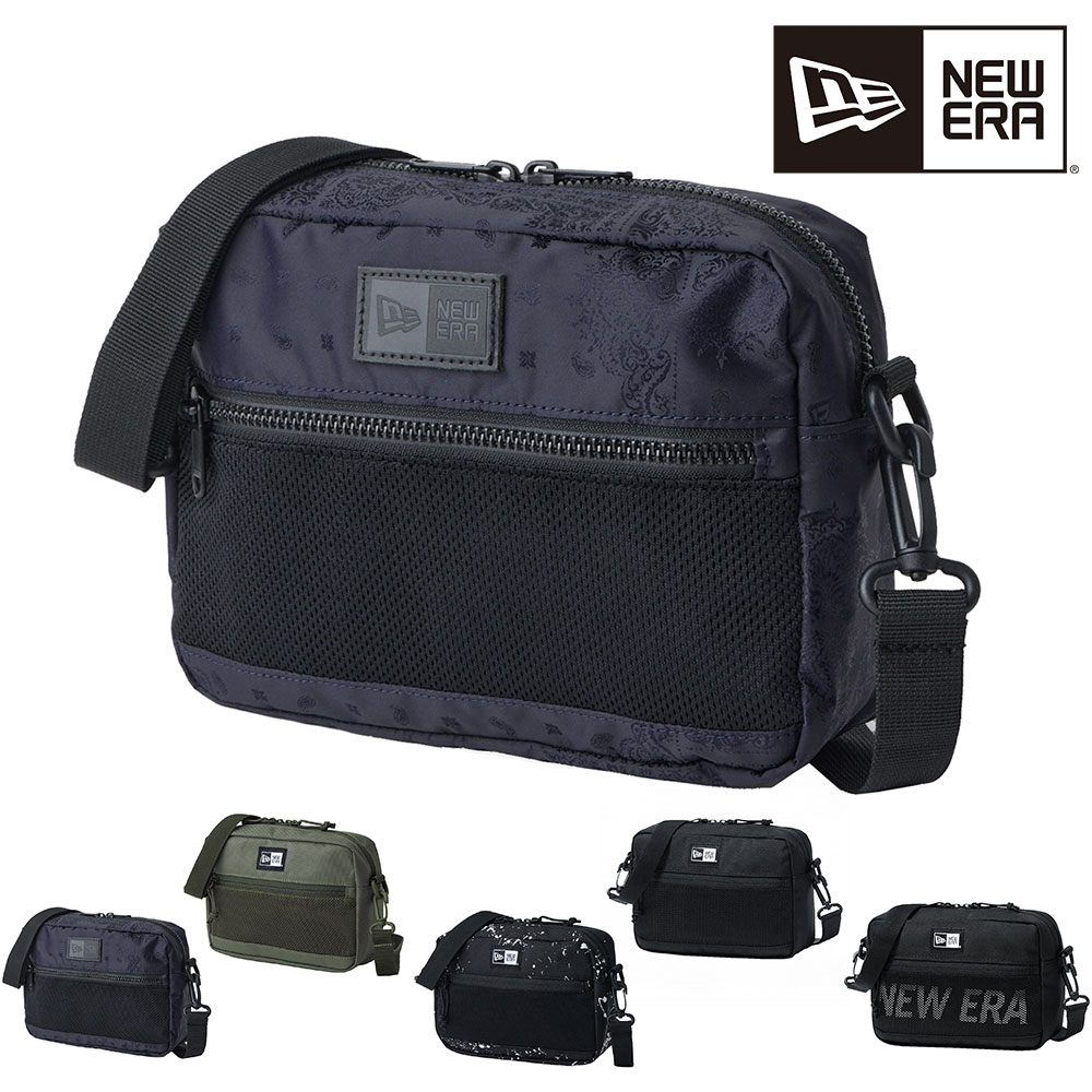 ニューエラ バッグ ショルダー バッグ ポーチ NEW ERA ショルダーポーチ ラージ 2L A5 B6 メンズ レディース キッズ Lサイズ 誕生日プレゼント ギフト ラッピング無料 正規代理店 4.ネイビーペイズリー -14750860
