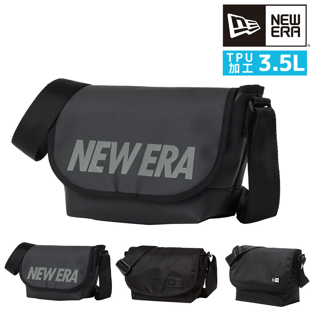 ニューエラ バッグ ショルダー メッセンジャーバッグ 斜め掛けバッグ NEW ERA ショルダーバッグミニ 3.5L メンズ レディース キッズ 送料無料 誕生日プレゼント ギフト ラッピング無料 正規代理店 3.ブラックTPU -14750863