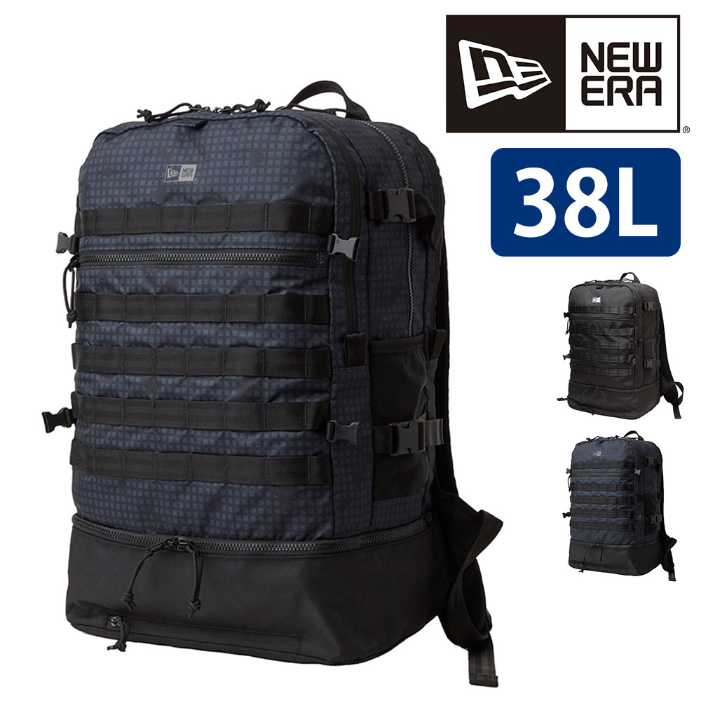 ニューエラ リュック バッグ リュックサック デイパック バックパック 大容量 NEW ERA クラブパック 38L A3 B4 A4 メンズ レディース キッズ 2.ブラックナイトカモ -14750916