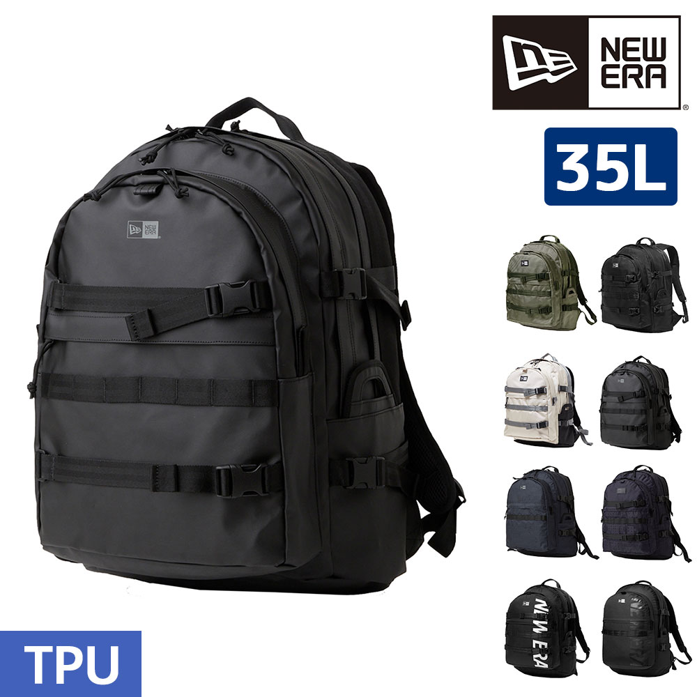 ニューエラ バッグ リュックサック デイパック バックパック リュック 通学 大容量 NEW ERA キャリアパック 35L A3 B4 A4 B5 メンズ レディース キッズ 4.ブラックTPU -14750920