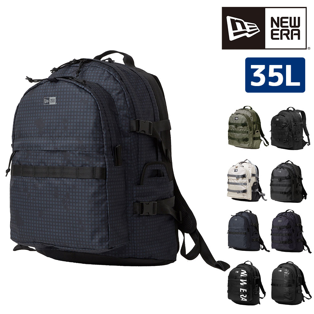 ニューエラ バッグ リュックサック デイパック バックパック リュック 通学 大容量 NEW ERA キャリアパック 35L A3 B4 A4 B5 メンズ レディース キッズ 6.ブラックナイトカモ -14750923