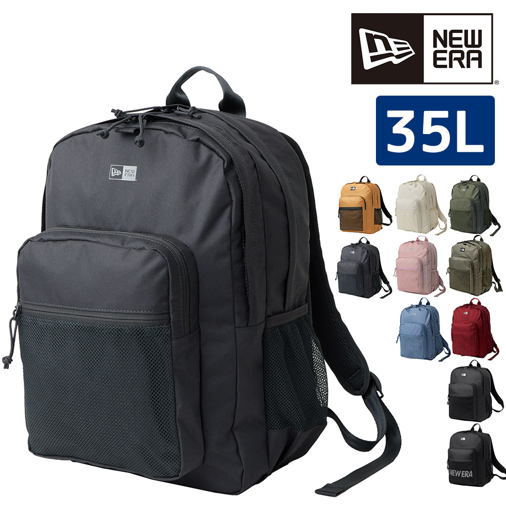 ニューエラ バッグ リュックサック デイパック バックパック NEW ERA キャンパスパック 35L B4 A4 B5 メンズ レディース 自転車 4.グラファイト -14750928