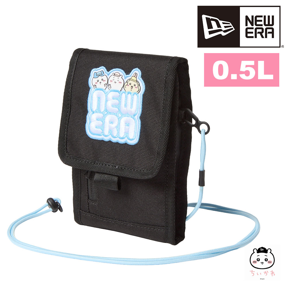 【2026年新作】 ニューエラ ショルダーバッグ サコッシュ スマホポーチ ちいかわ コラボ 限定 NEW ERA スクエアネックポーチ メンズ レディース キッズ 誕生日プレゼント ギフト ラッピング無料 【正規代理店】 ブラック -14864481