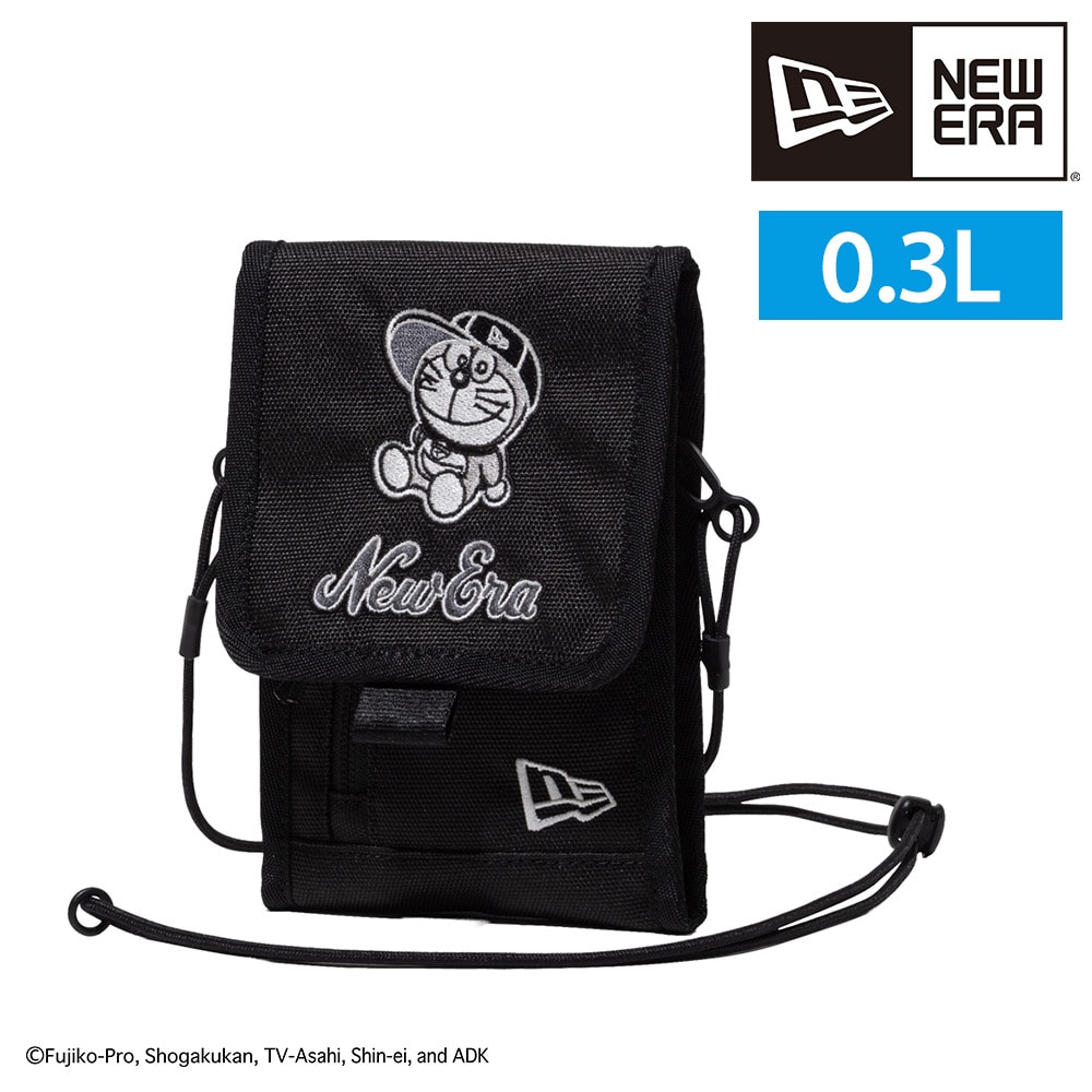 【2026年新作】 ニューエラ ショルダーバッグ ドラえもん コラボ 限定 NEW ERA ネックポーチ 0.3L メンズ レディース キッズ 誕生日プレゼント ギフト ラッピング無料 正規代理店 ブラック -14930293