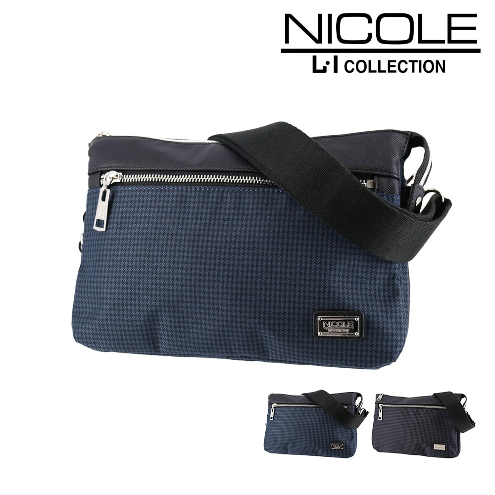 ニコル NICOLE ニューアーバン クラッチショルダー クラッチバッグ ショルダーバッグ nil227 2.ネイビー -60 メンズ