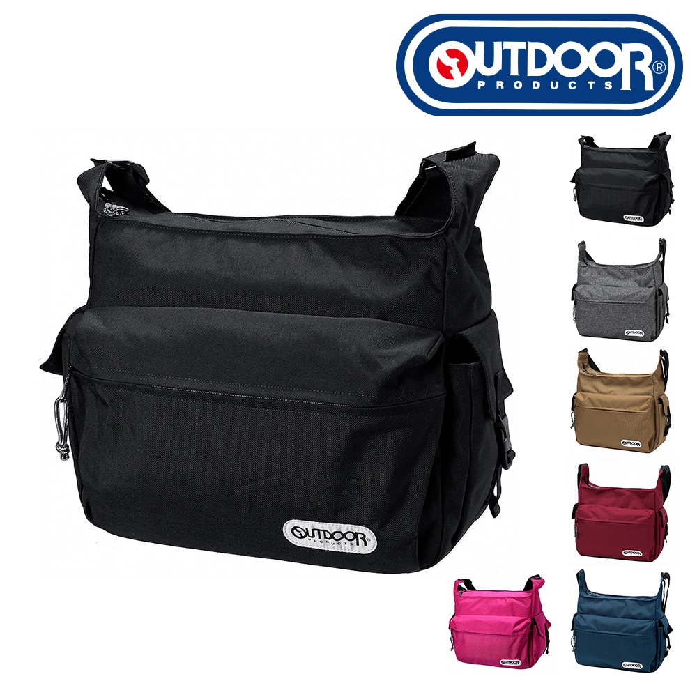 アウトドア プロダクツ OUTDOOR PRODUCTS マザーズバッグ ショルダーバッグ 61512 1.ブラック 10x10 メンズ