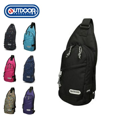 アウトドア OUTDOOR PRODUCTS ボディバッグ 62232 ブラック 10x10 1.ブラック メンズ