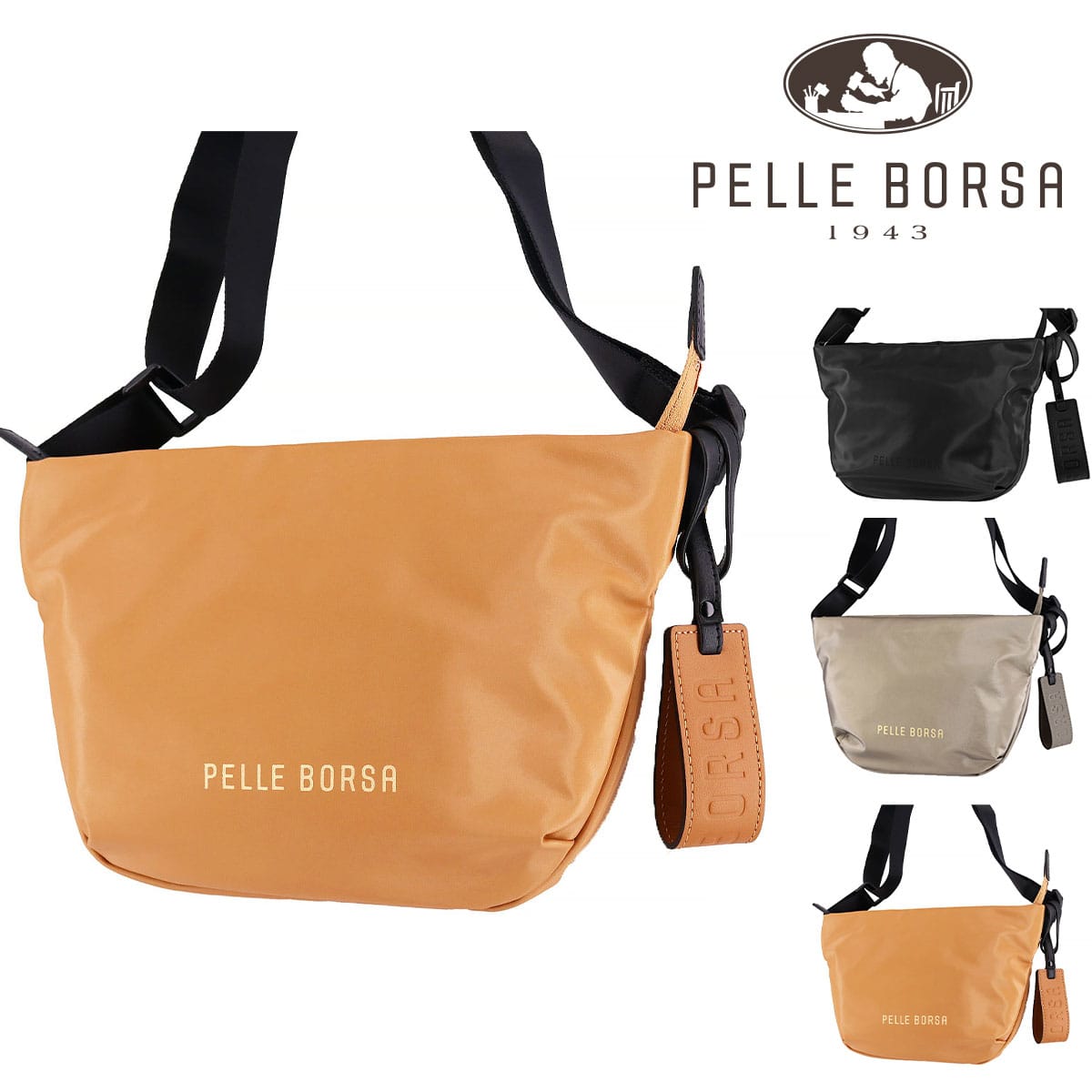 ペレボルサ PELLE BORSA チアーズ ショルダーバッグ 204686 3.テラコッタ 56xte レディース
