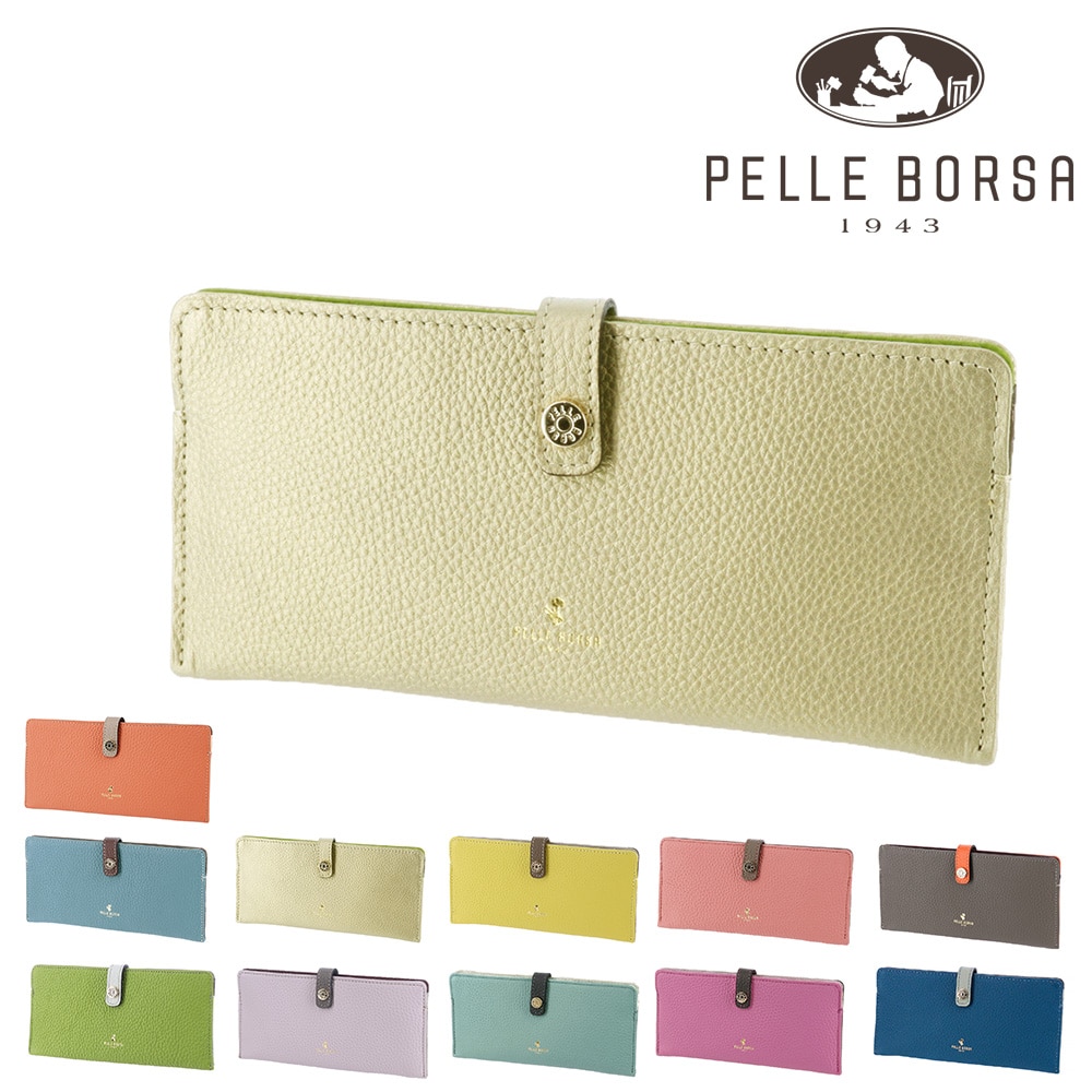 ペレボルサ PELLE BORSA レネットグッズ 長財布 204707 3.ゴールド -23xgo レディース