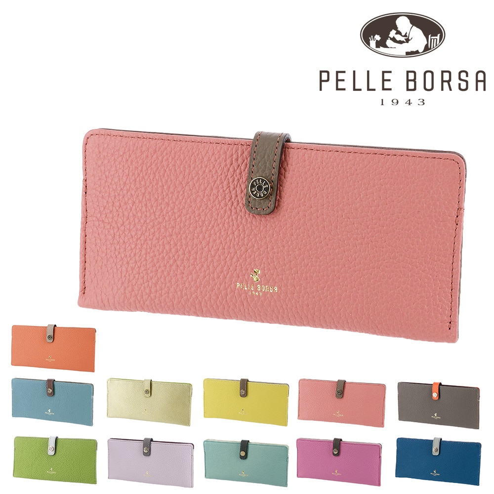 ペレボルサ PELLE BORSA レネットグッズ 長財布 204707 5.コーラルピンク -29xcp レディース