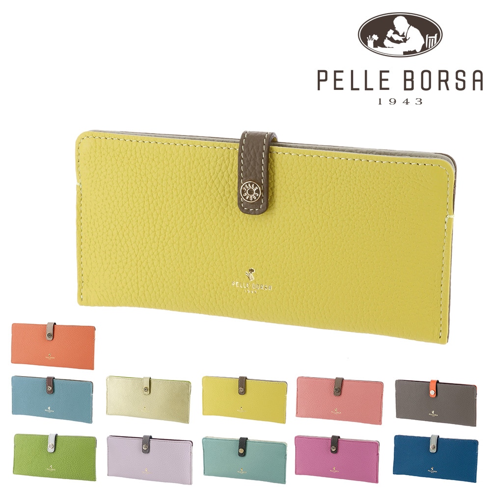 ペレボルサ PELLE BORSA レネットグッズ 長財布 204707 4.イエロー -53xye レディース