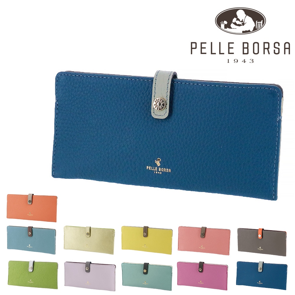 ペレボルサ PELLE BORSA レネットグッズ 長財布 204707 10.ブルー -61xbu レディース