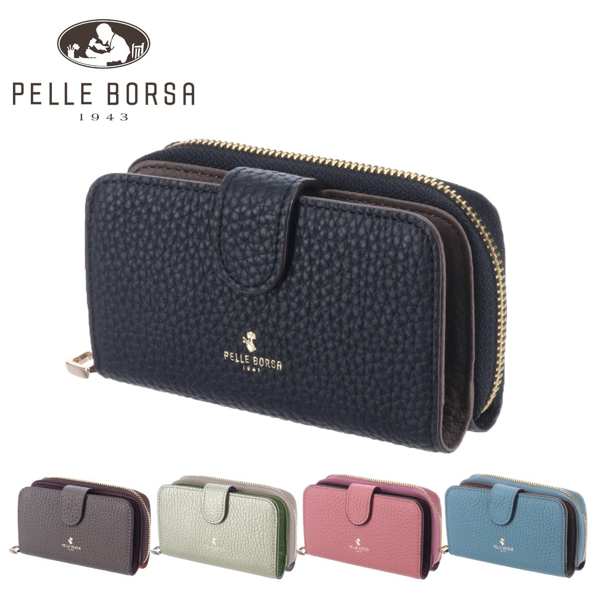 ペレボルサ PELLE BORSA キーケース Reinette Goods レネットグッズ 204760 1.ブラック 10xbl レディース