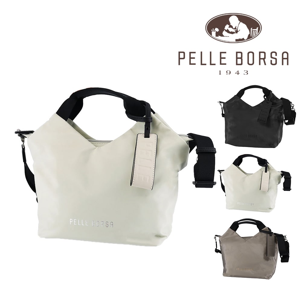 ペレボルサ バッグ トートバッグ ショルダーバッグ 斜めがけ PELLE BORSA チアーズ 2WAYハンドバッグ B5 205204 レディース 撥水 送料無料 誕生日プレゼント ギフト ラッピング無料 【正規代理店】 2.アイボリー -iv