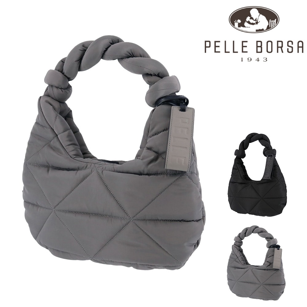 ペレボルサ PELLE BORSA パフィ ショルダーバッグ 205823 2.グレー -gr レディース