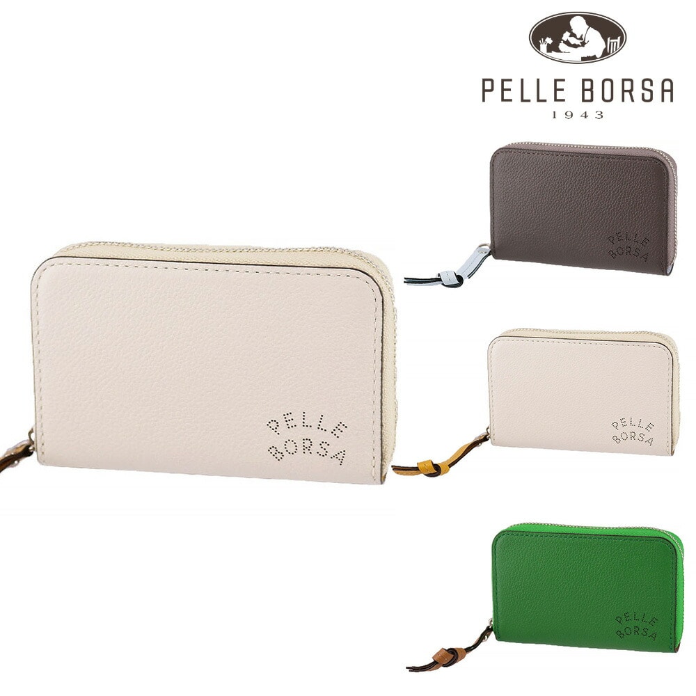 ペレボルサ PELLE BORSA ベリーグッズ ミニ財布 207203 2.アイボリー -21xiv レディース