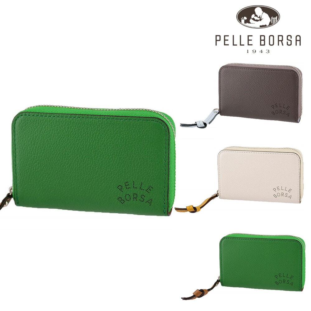 ペレボルサ PELLE BORSA ベリーグッズ ミニ財布 207203 3.グリーン -50xgl レディース