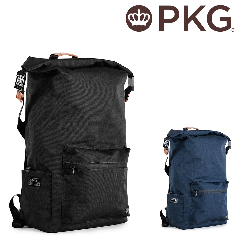 ピーケージー PKG リュックサック ドーソン 1.ブラック 10xbktn メンズ