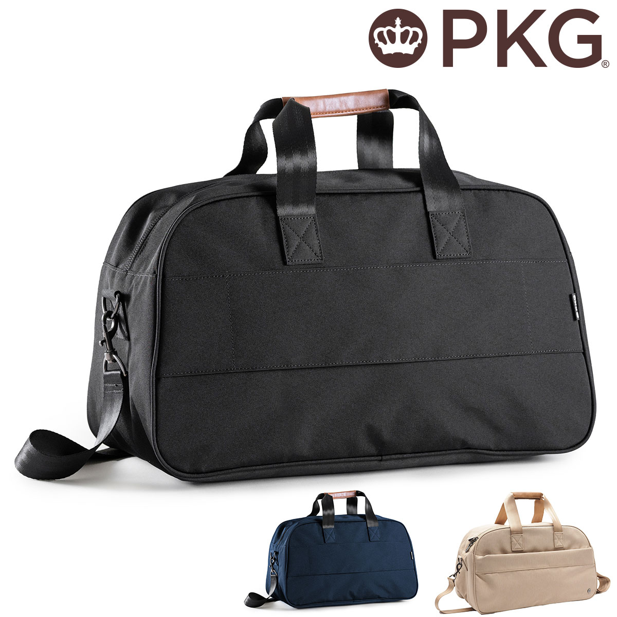 ピーケージー PKG 2WAYボストンバッグ ウェストマウント Westmount 26L 1.ブラック 10xbktn メンズ