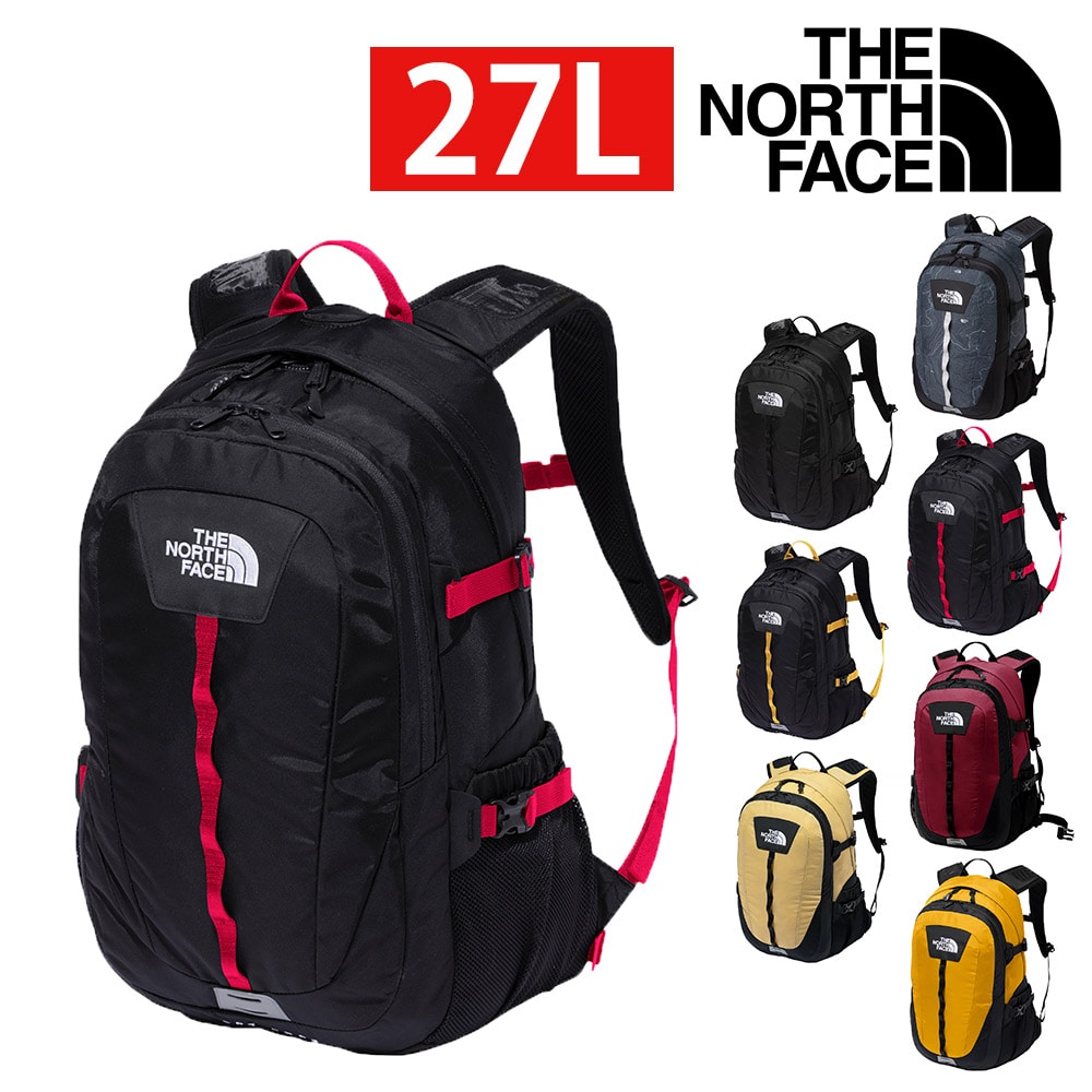 ノースフェイス バッグ リュックサック デイパック バックパック THE NORTH FACE デイパックス ホットショット 27L B4 A4 nm72302 メンズ レディース プレゼント ギフト 4.TNFブラックxTNFレッド 【正規代理店】 -99xnm72302kr