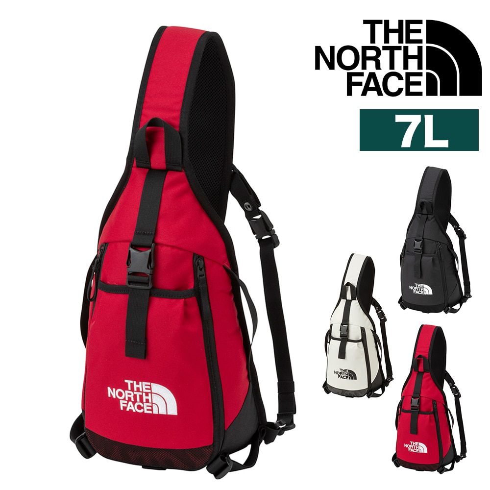 ノースフェイス ボディバッグ ワンショルダー 斜め掛け 7L A5 コンパクト THE NORTH FACE リープスリング NM72600 3.レイジレッド -nm72600rr