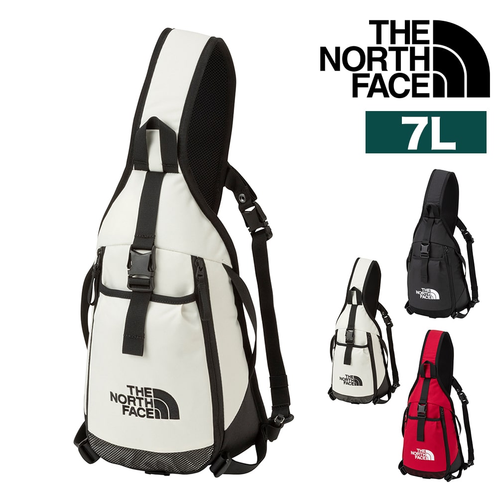 ノースフェイス ボディバッグ ワンショルダー 斜め掛け 7L A5 コンパクト THE NORTH FACE リープスリング NM72600 2.ヴィンテージホワイト -nm72600vw
