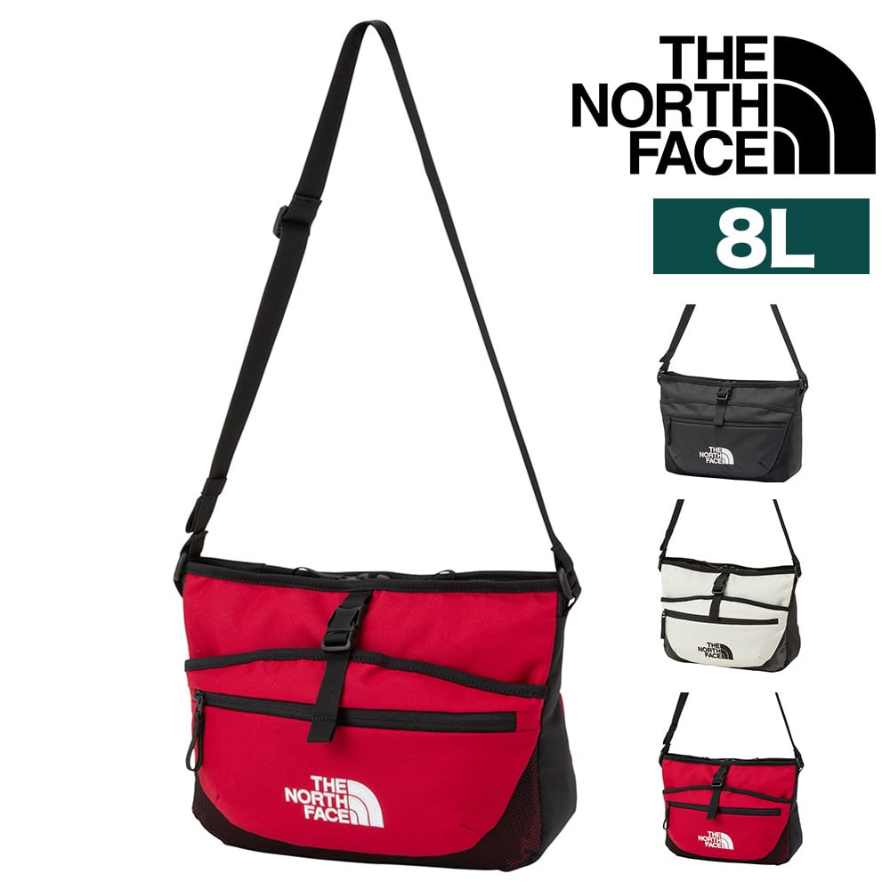 ノースフェイス バッグ ショルダーバッグ 斜め掛け 8L A5 コンパクト THE NORTH FACE リープショルダー NM72600 3.レイジレッド -nm72601rr