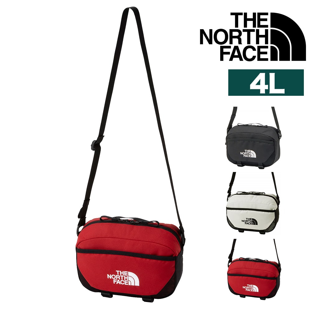 ノースフェイス バッグ ショルダーバッグ 斜め掛け B6 4L コンパクト THE NORTH FACE リープミニショルダー NM72602 3.レイジレッド -nm72602rr