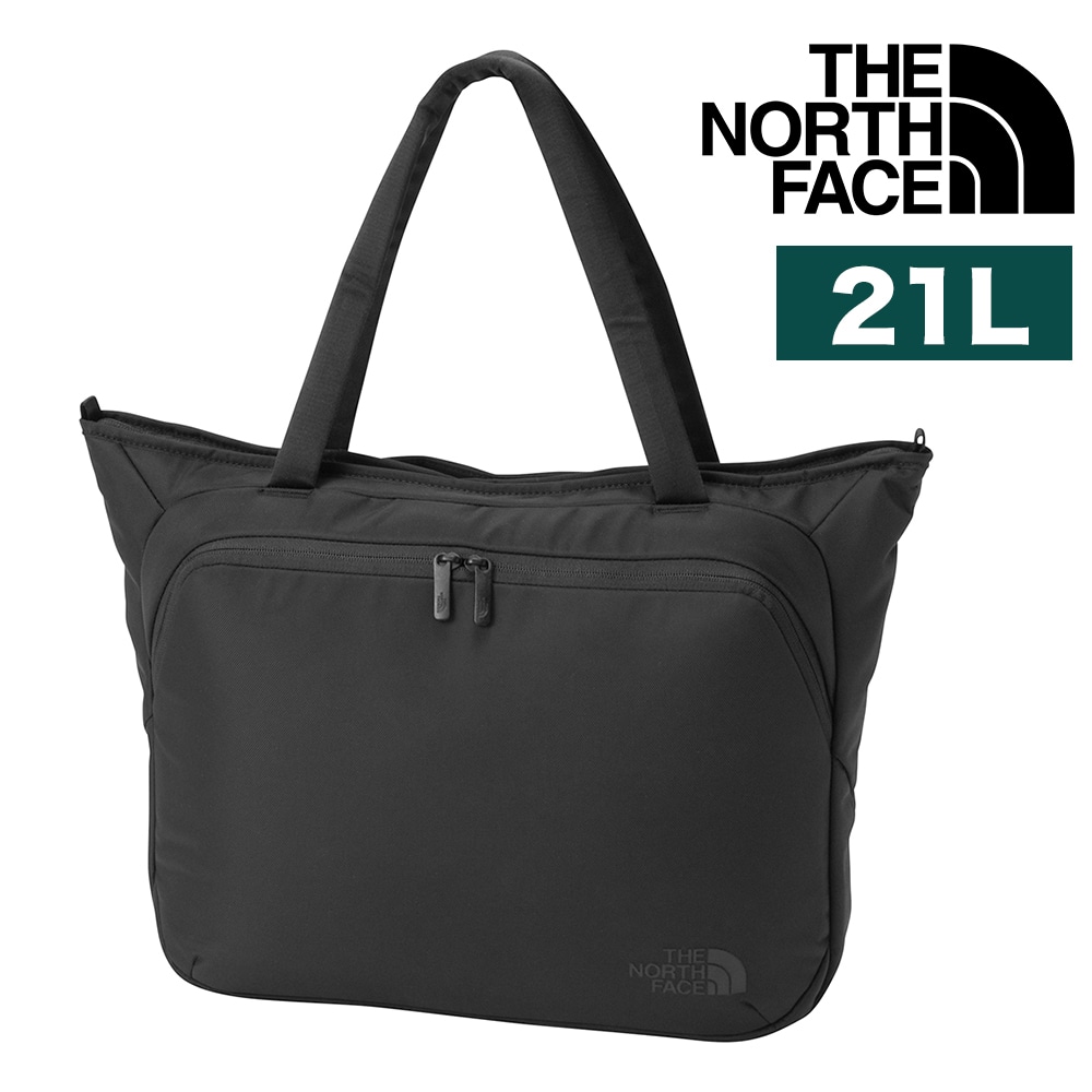ノースフェイス トートバッグ ビジネス 横型 21L A4 PC収納 THE NORTH FACE シャトルトート NM72610 ブラック -nm72610k