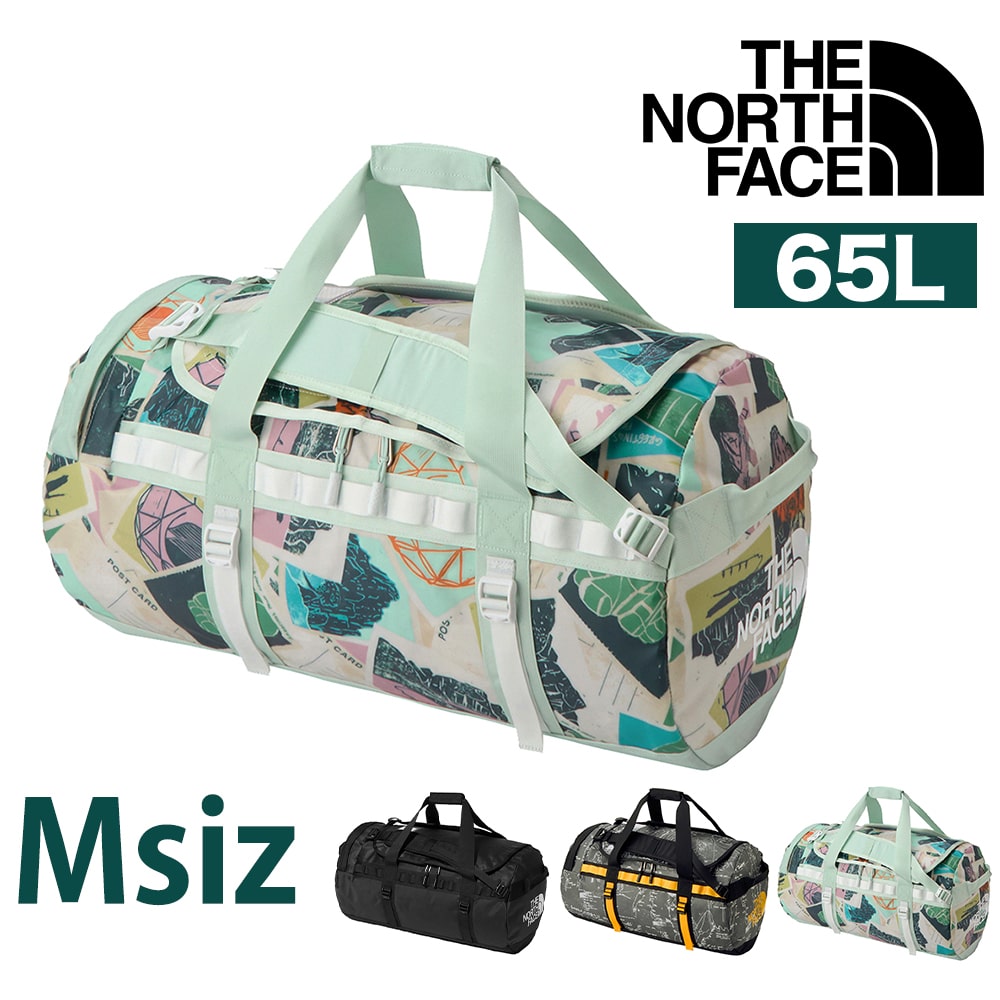ノースフェイス ボストンバッグ リュック 65L B4 THE NORTH FACE ベースキャンプ BCダッフルM NM82367 3.OFTNFポストカードプリントxOFPS -nm82367op