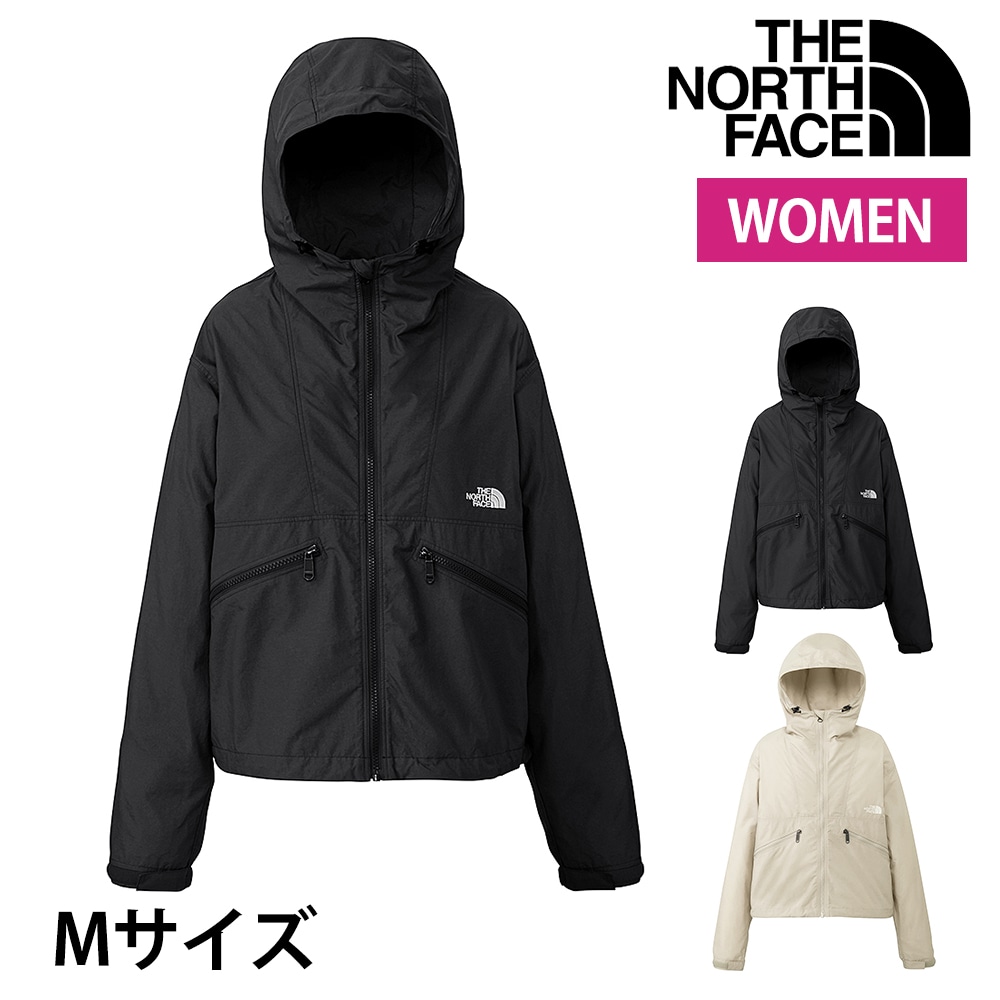 ノースフェイス ジャケット レディース 撥水 軽量 シェルジャケット THE NORTH FACE ショートコンパクトジャケット NPW22630 ブラック(M) -npw22630k-m