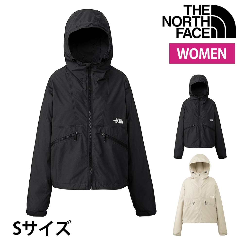 ノースフェイス ジャケット レディース 撥水 軽量 シェルジャケット THE NORTH FACE ショートコンパクトジャケット NPW22630 ブラック(S) -npw22630k-s