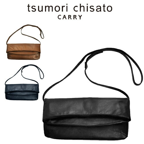 ツモリチサト tsumori chisato 3wayショルダーバッグ ソフトレザー 57004 10x01 1.ブラック レディース