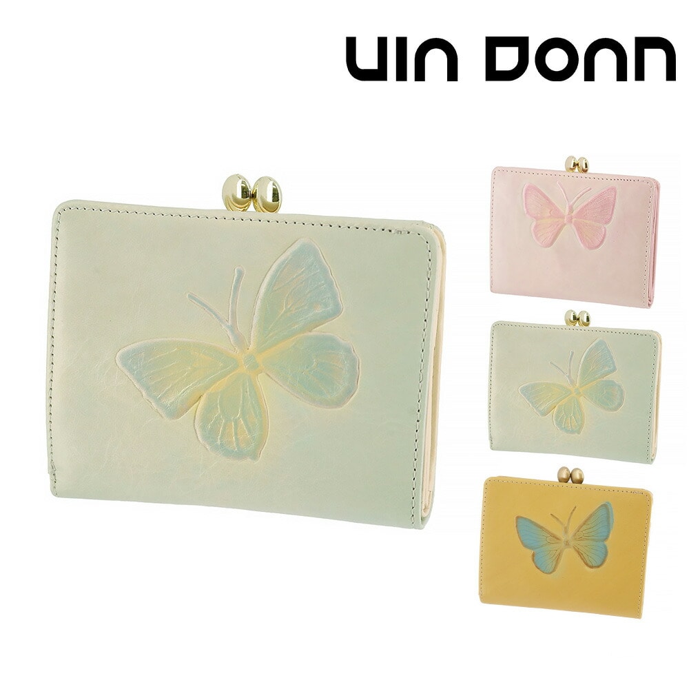 ドアン VIA DOAN ドルチェ がま口二つ折り財布 252 2.アクアイエロー -65x65 レディース